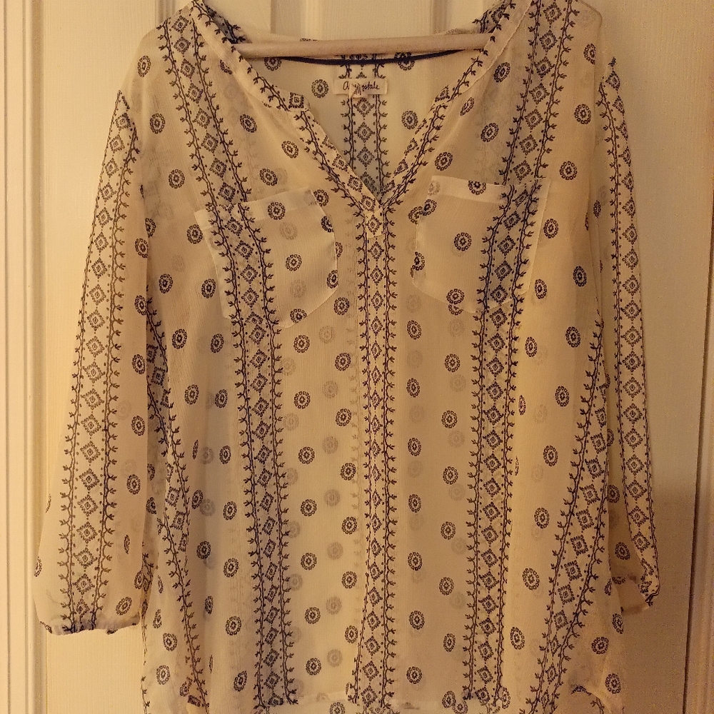 Aeropostale sheer blouse